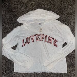 VS PINK long sleeve shirt with a hoodie